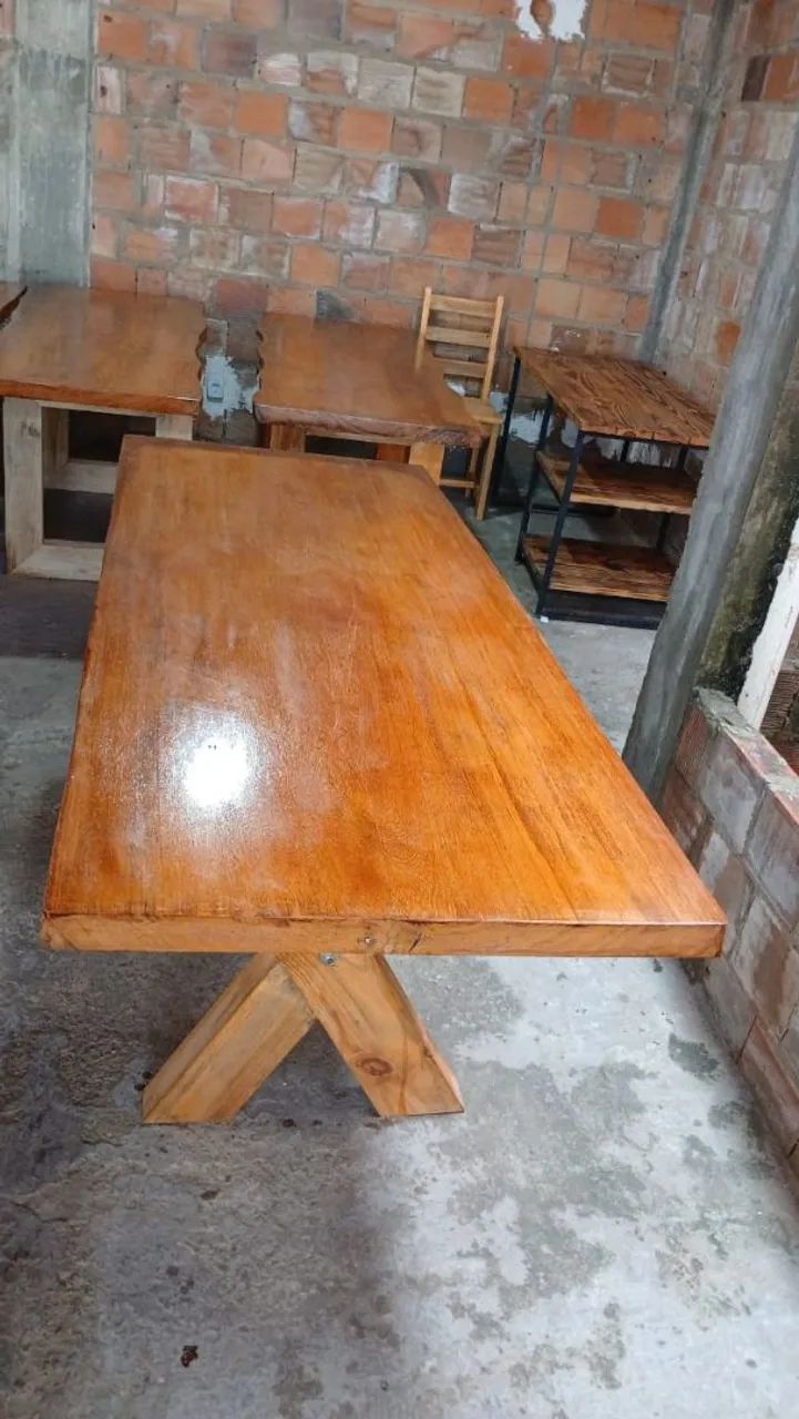 Mesa rústica de angelin pedra  - Foto 4