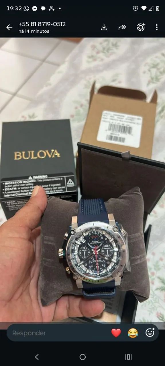 Rel ógio bulova precisionist 262 - Foto 2