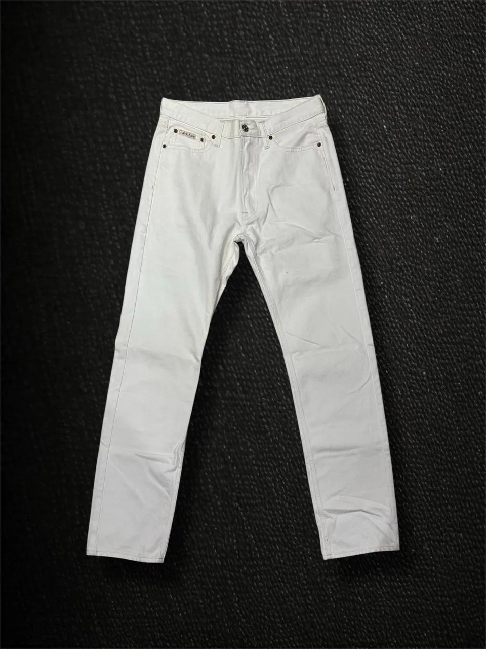 Calvin Klein calça branca 42