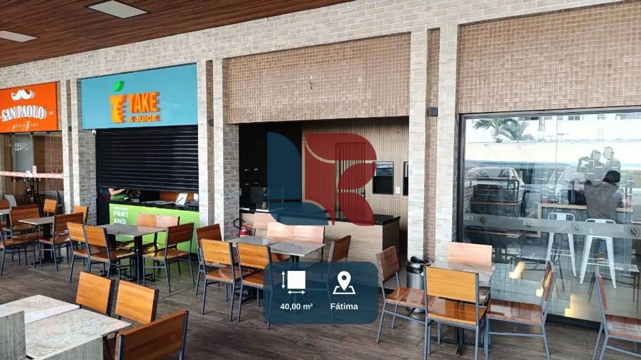 Aluga Loja em praça de alimentação com 40 m² - Fátima - Fortaleza/CE - Foto 2