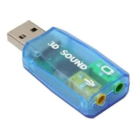 Adaptador Placa de Som USB 5.1 - Foto 4