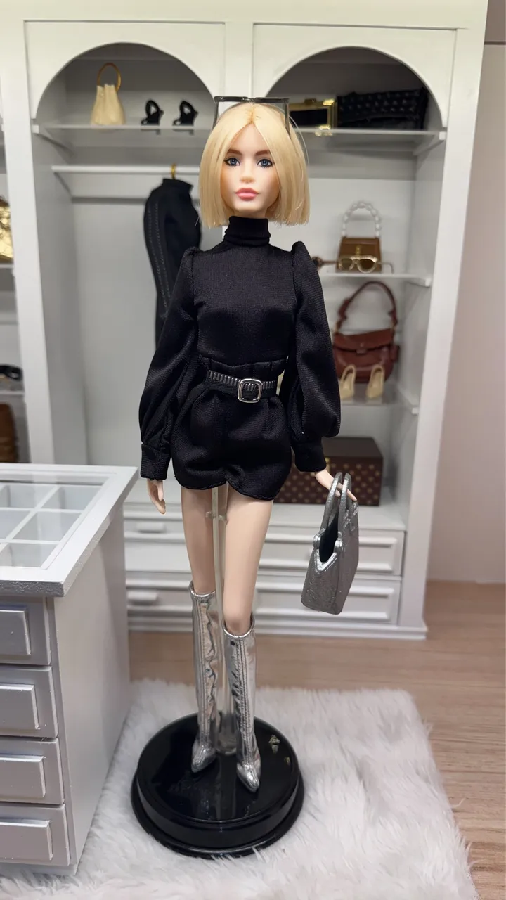 Fashion Poppy Parker Tweed Intrigue nunca removido - Hobbies e