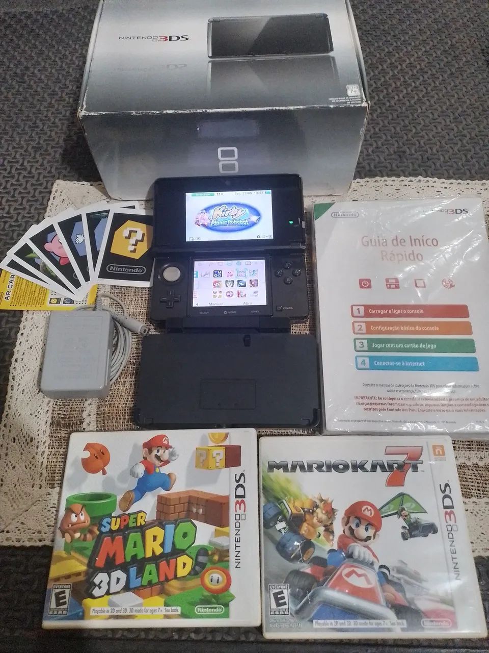 Nintendo 3DS Black Desbloqueado e Completo