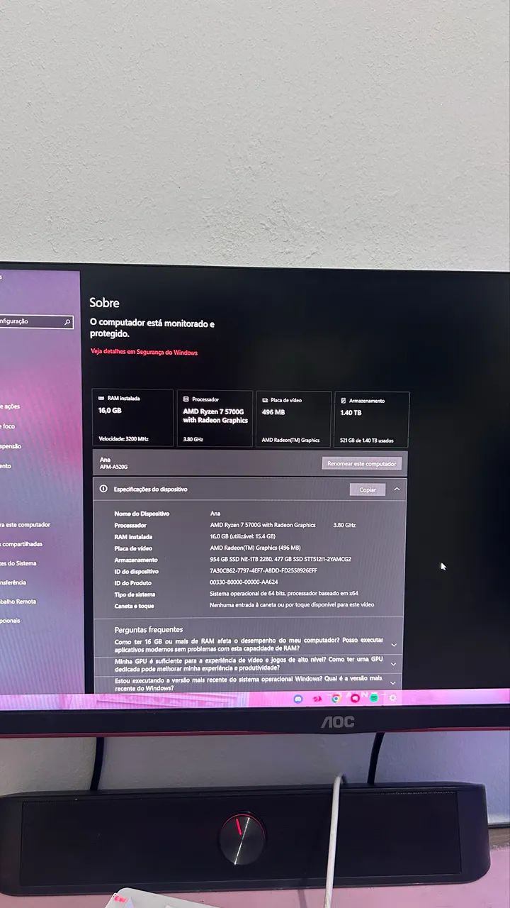 Pc Gamer Ryzen 7  - Foto 2