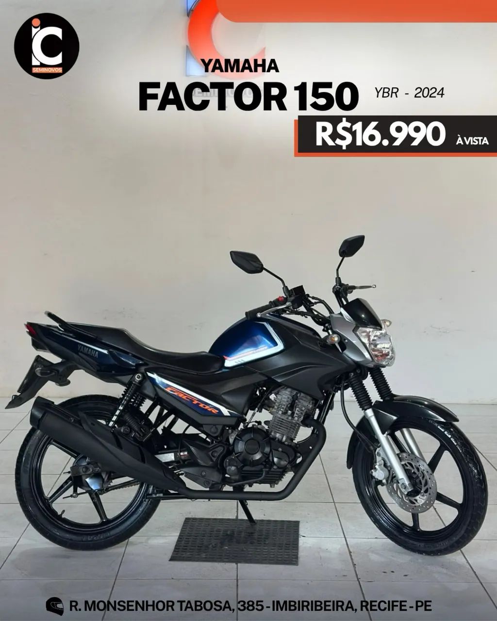 Yamaha ybr Factor 150 Ed 2024 flex completa  - Foto 2