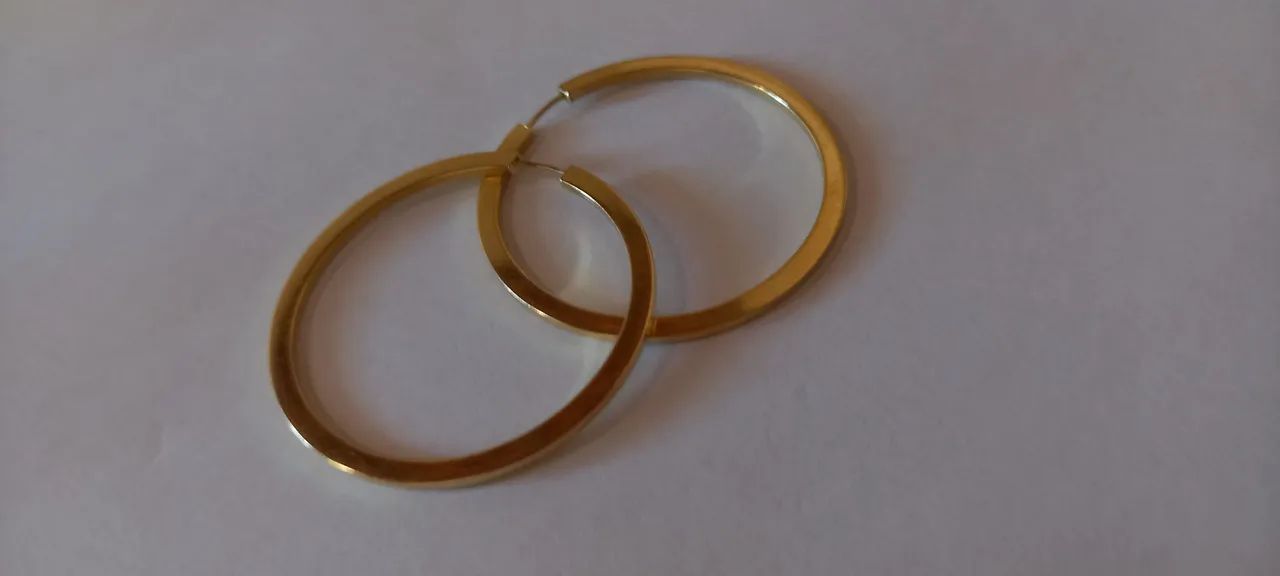 Brinco de argola em ouro - Foto 2
