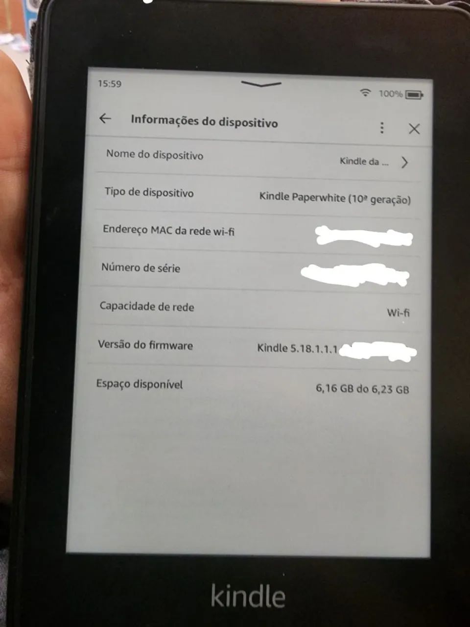 Kindle papel White 10° geração  - Foto 5