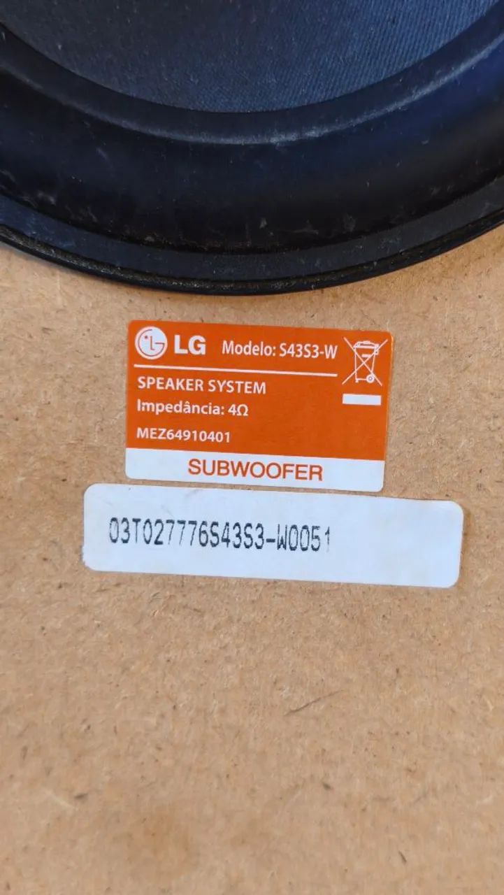 Sub woofer passivo LG  - Foto 5