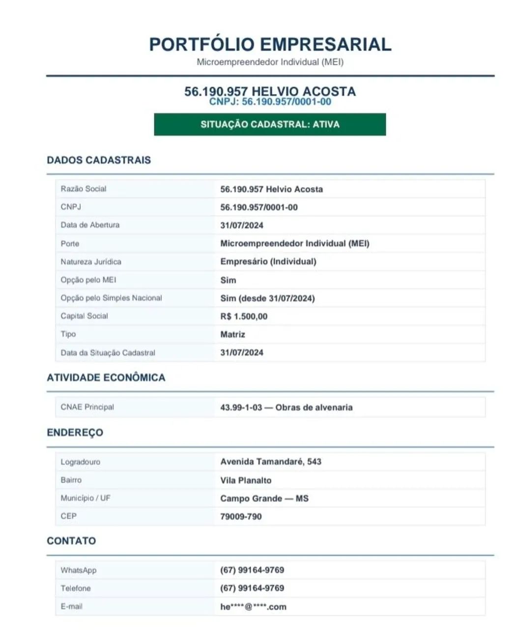 Serviço 