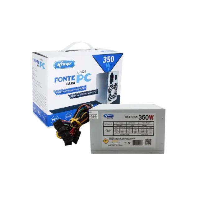 Fonte real Knup 350W KP-526 - Foto 2