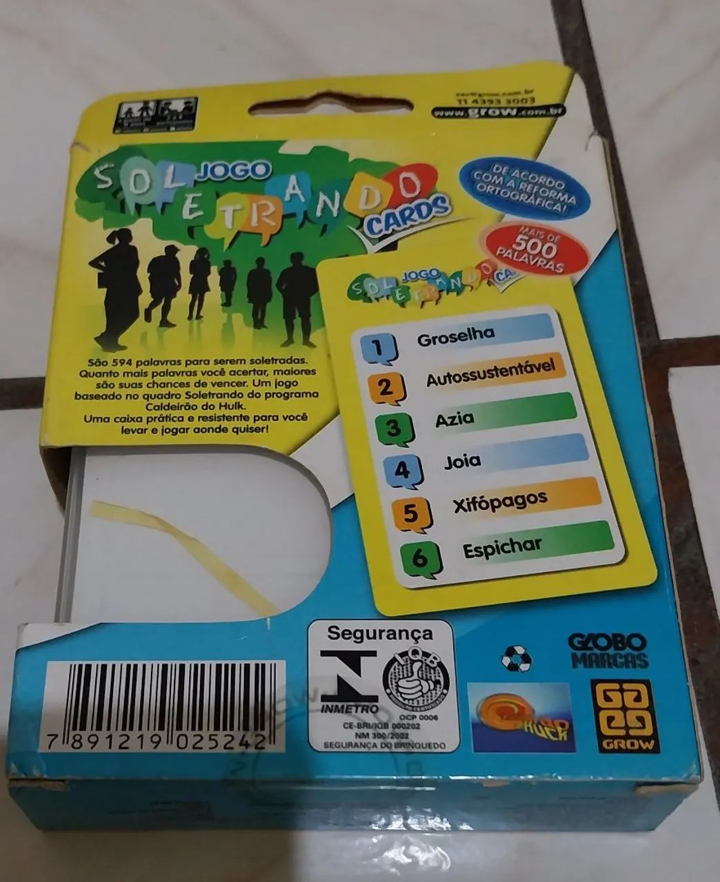 Jogo Soletrando Card  - Foto 2