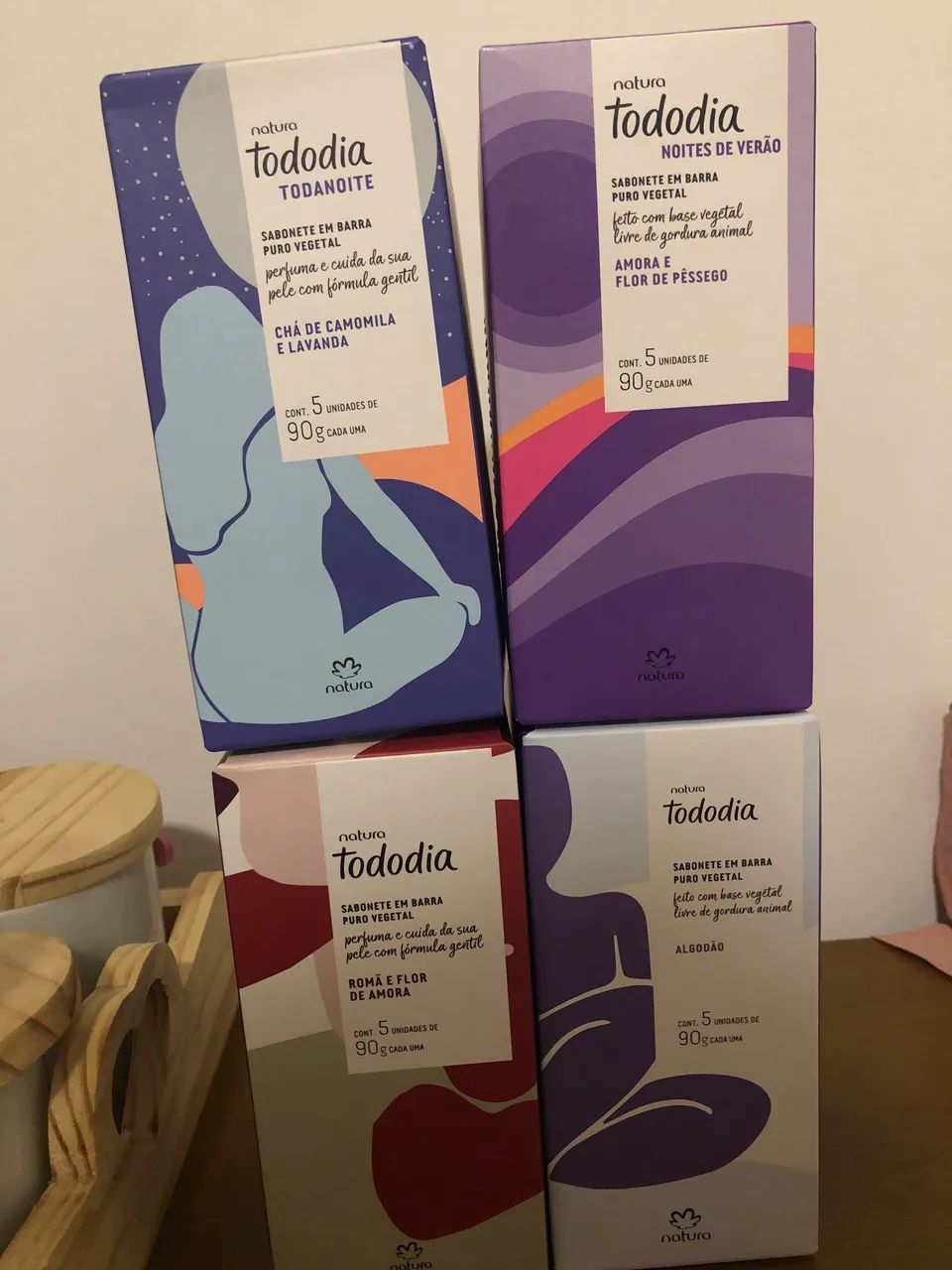 Caixa de sabonetes natura 
