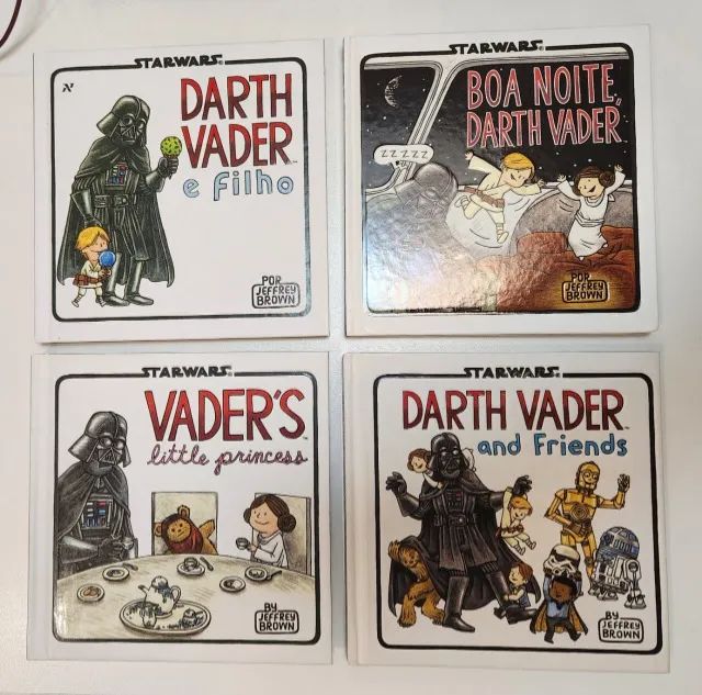 Livros Star Wars Jeffrey Brown - Trilogia Academia Jedi e Darth Vader
