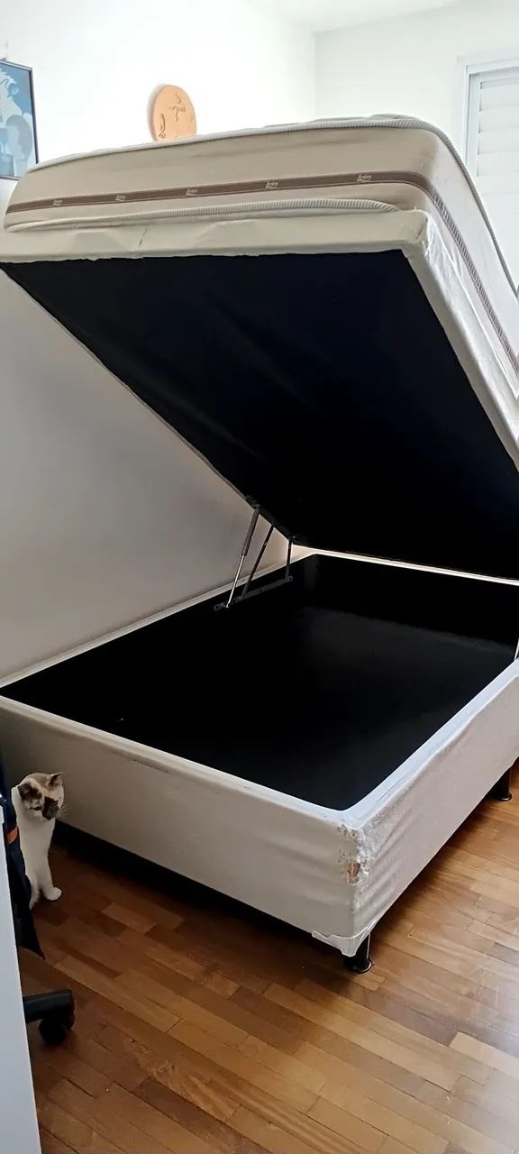 Cama Viúva Box Baú + Colchão  - Foto 2
