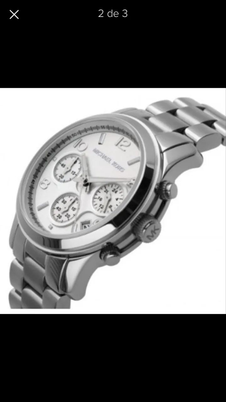 Relógio de aço Michael Kors - Foto 4