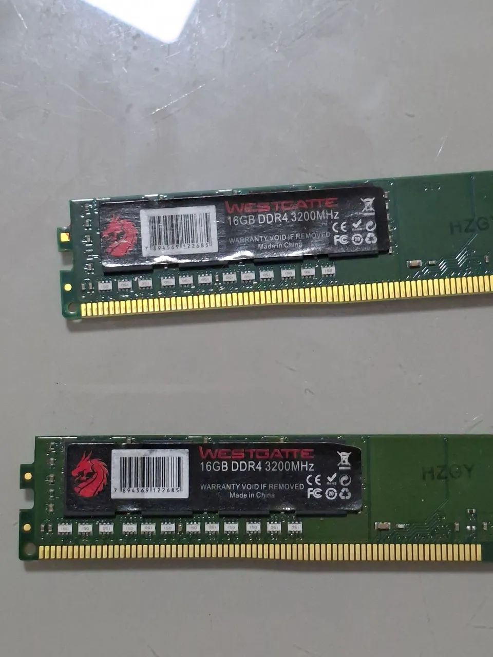 2 pentes de memória ram 16gb 3200hz - Foto 2