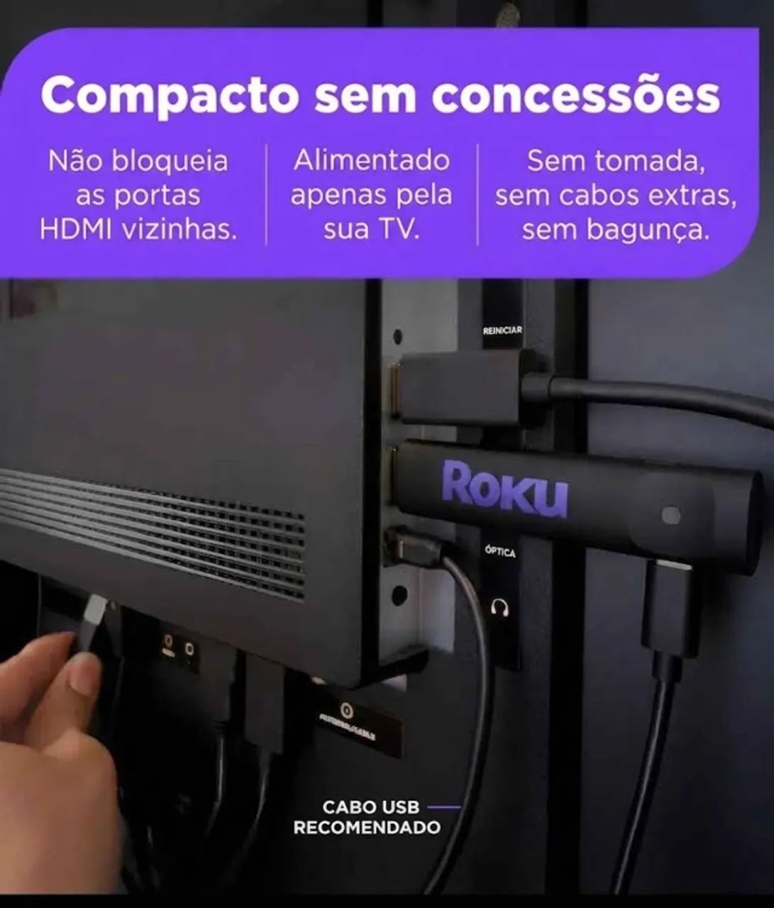 Stick TV ROKU FHD  - Foto 3