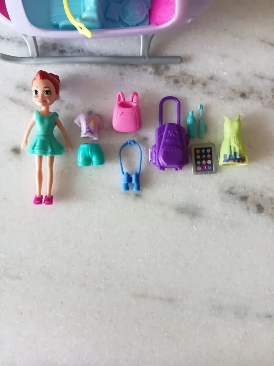 Brinquedo Boneca Polly Pocket helicóptero  - Foto 2