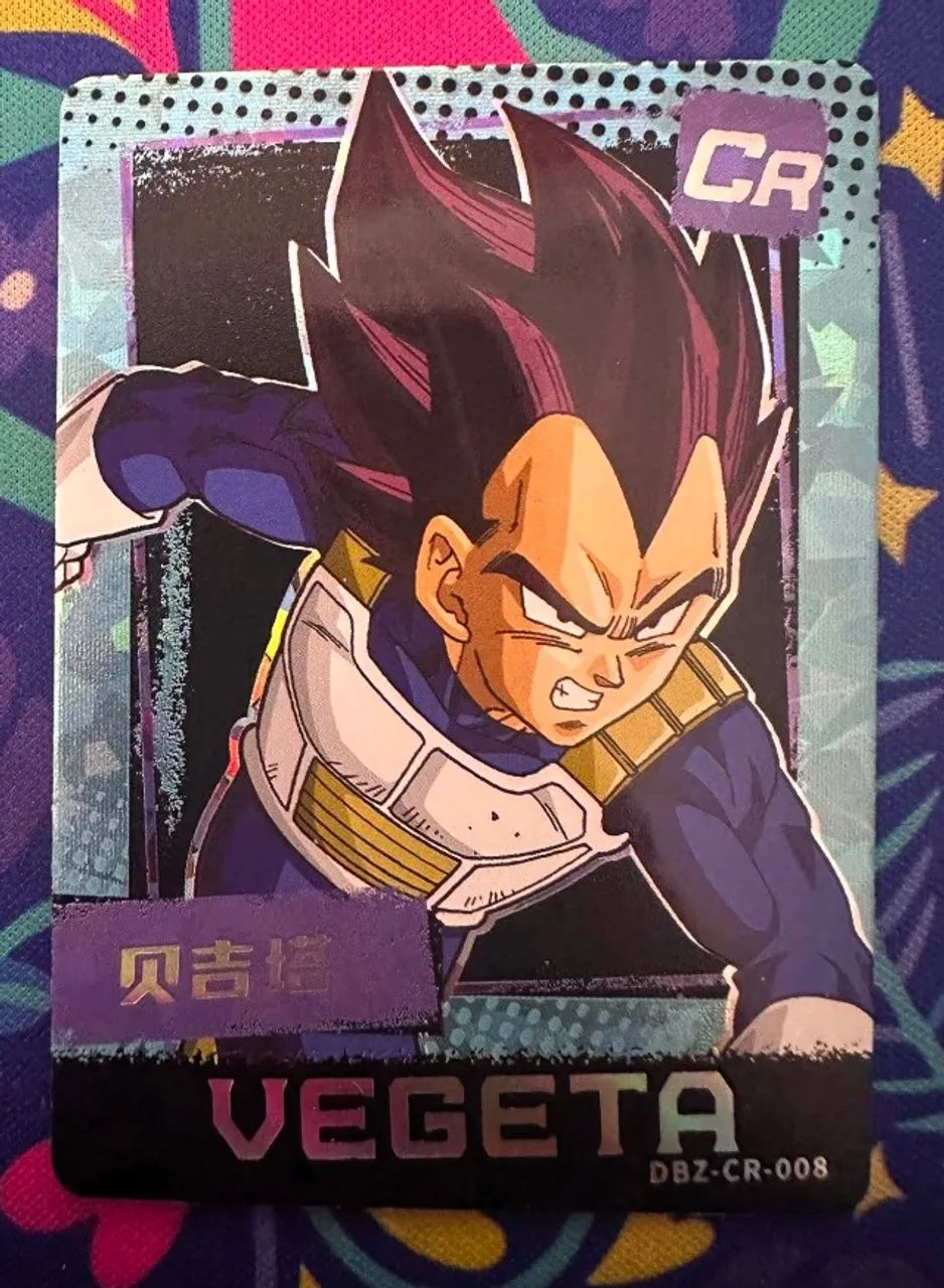 Carta CR Vegeta Dragon Ball Z