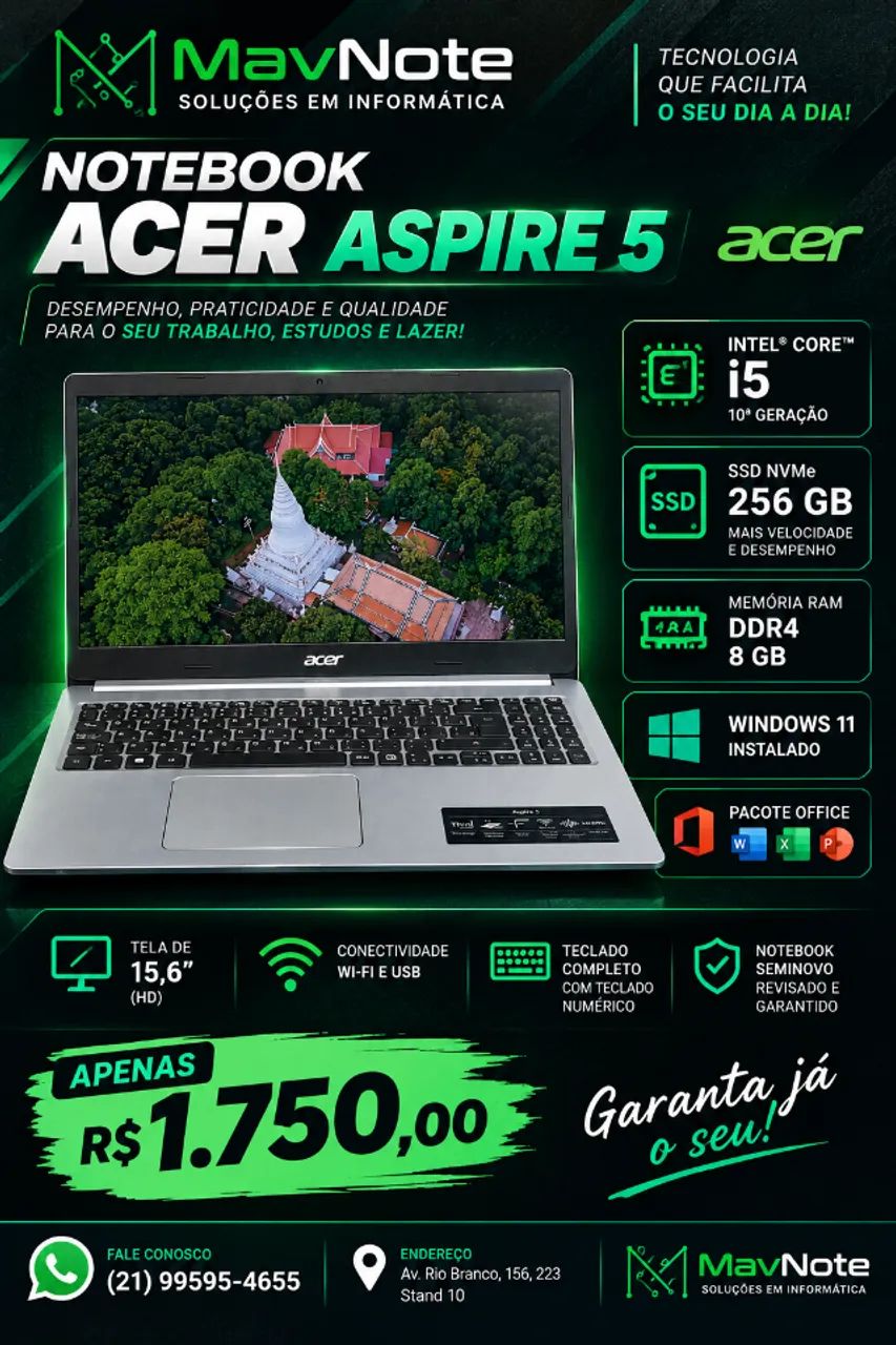 Notebook Acer Aspire 5 - Foto 5