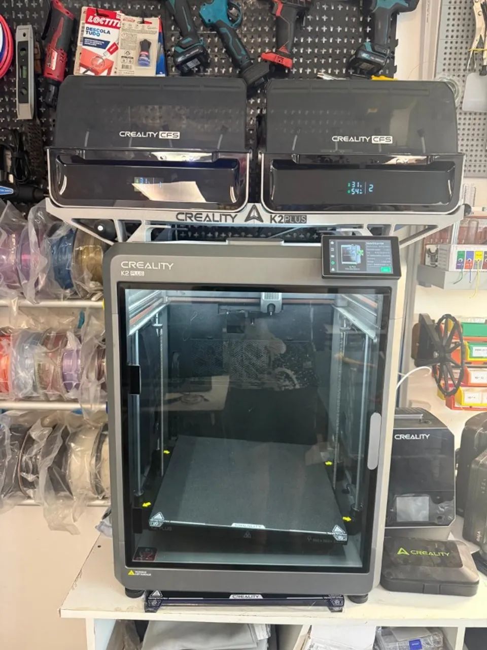 Impressora 3D Creality K2 Plus Combo 2 CFS (8 cores) | NF | Estado de Nova - Foto 4