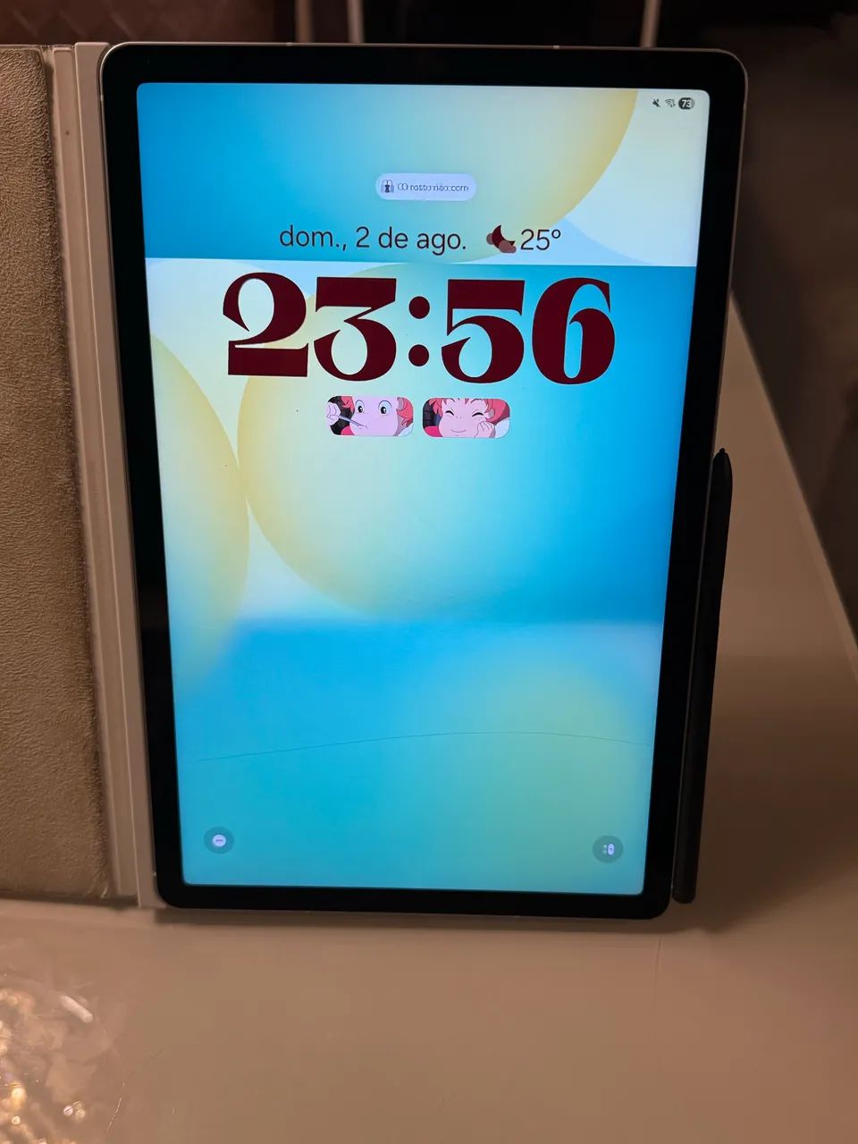 Galaxy Tab S10 FE Completo + S Pen Original + Capa | Excelente Estado