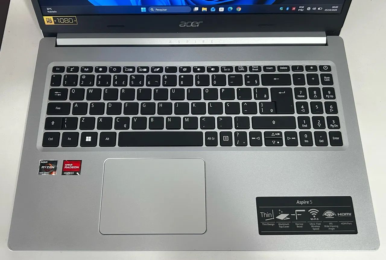 Notebook Gamer Ryzen com 16GB de ram e SSD - Foto 4