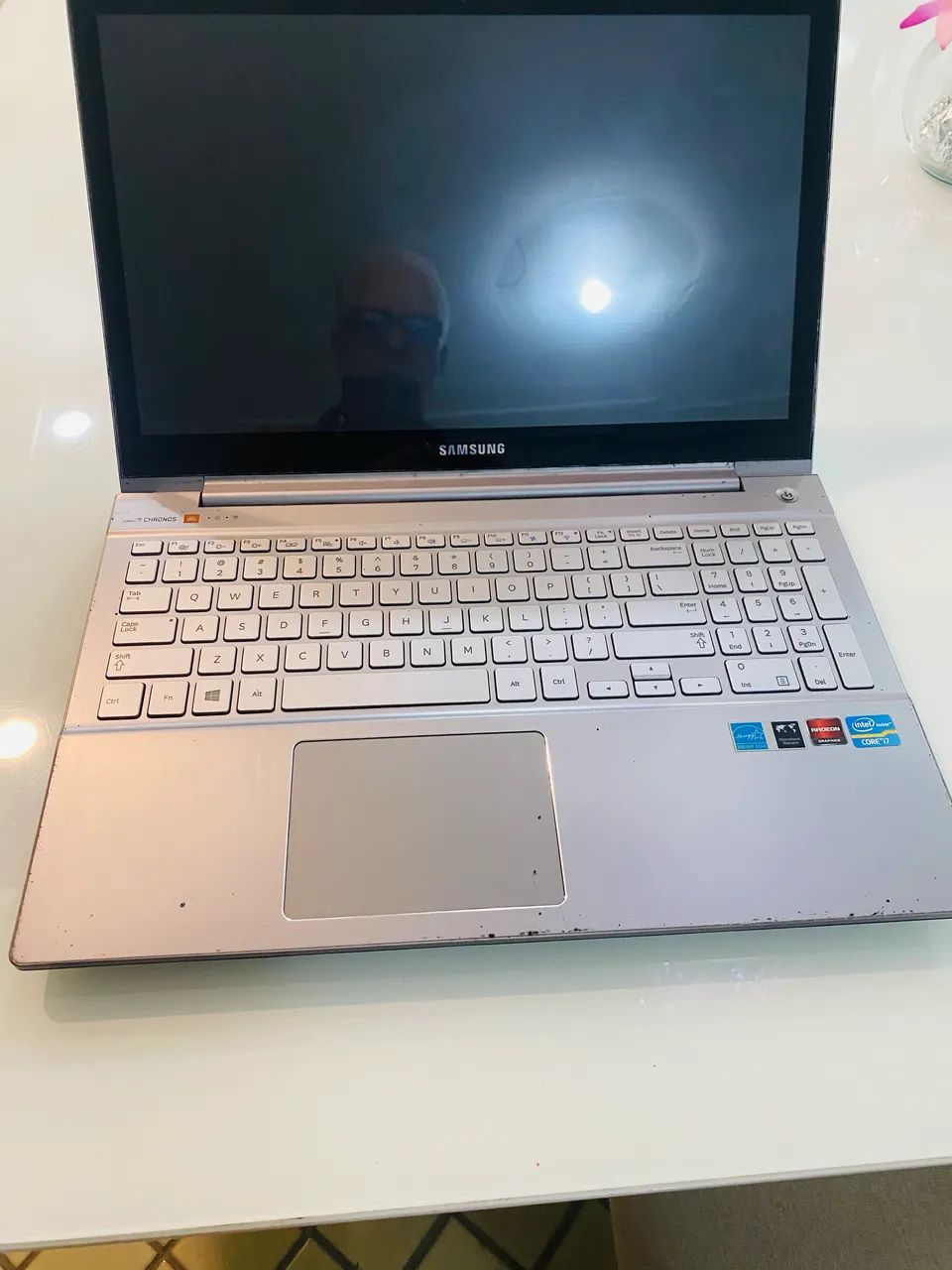 Notebook Samsung i7 tela 15 polegadas usado com defeito 