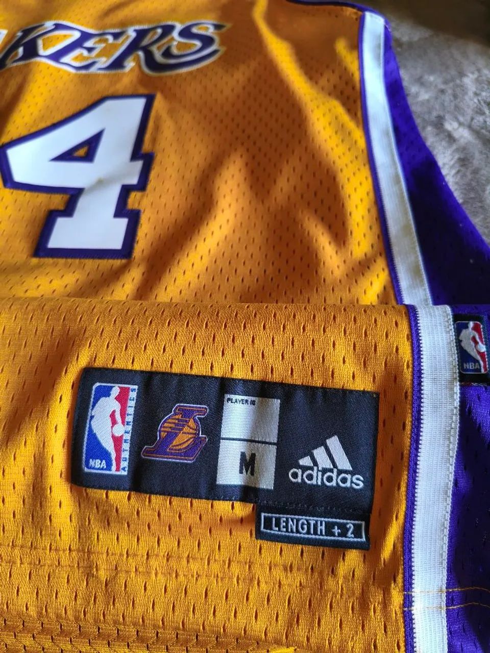 Camisa Kobe Bryant #24 Lakers Adidas NBA Swingman 2009 M +2