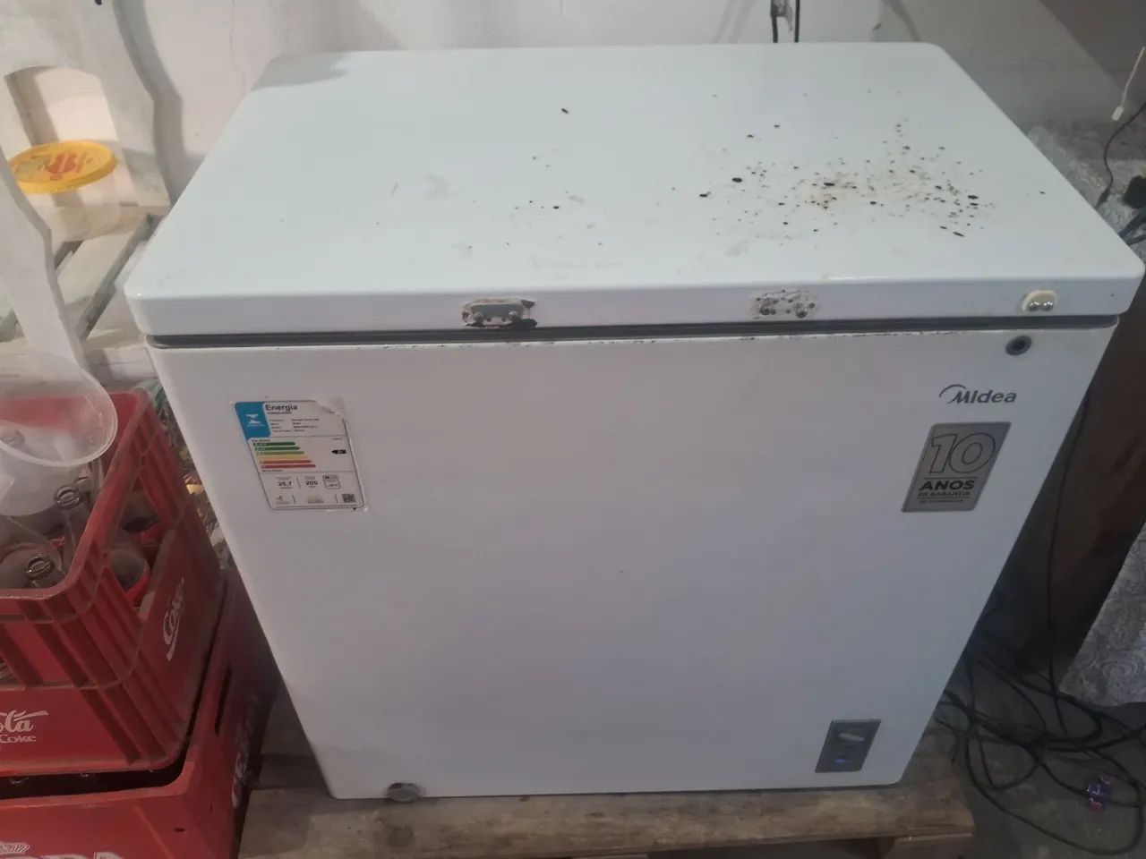 Frizzer 200 litros midea