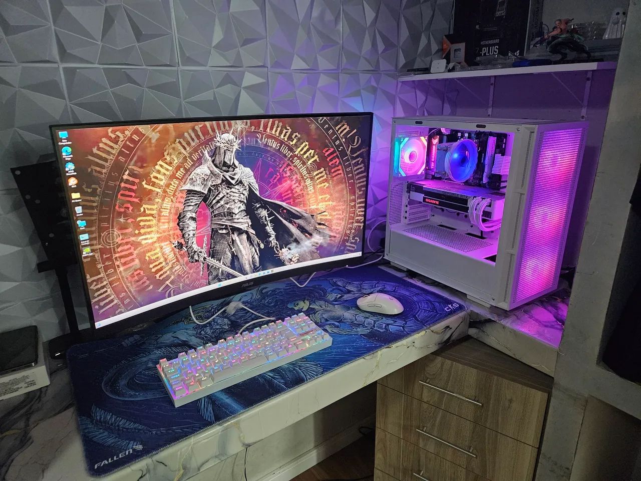PC Gamer High-End Full White Completo  - Foto 2