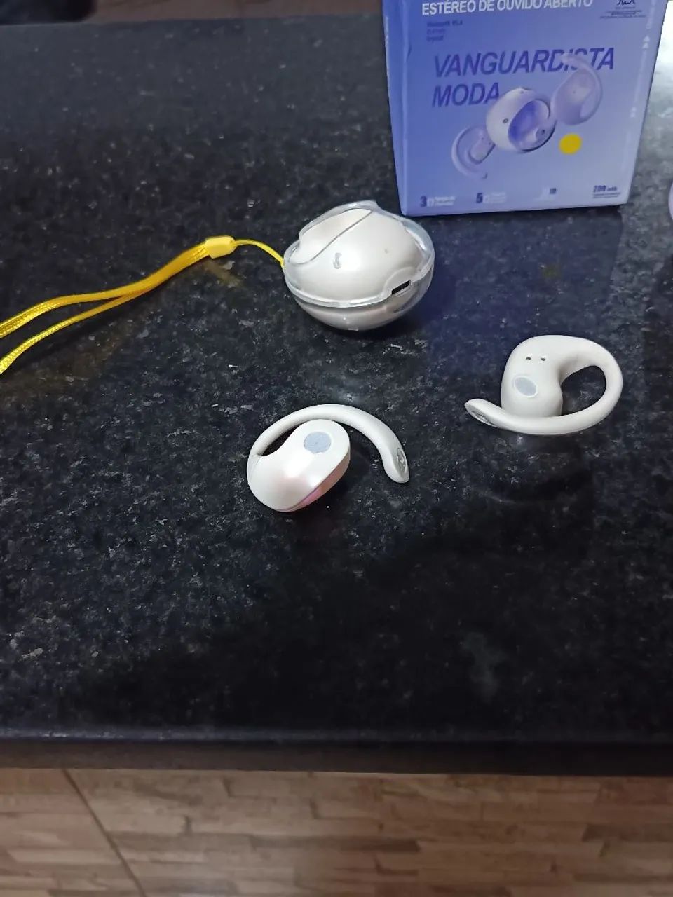 Fone de ouvido bluetooth solto atrás da orelha  - Foto 3