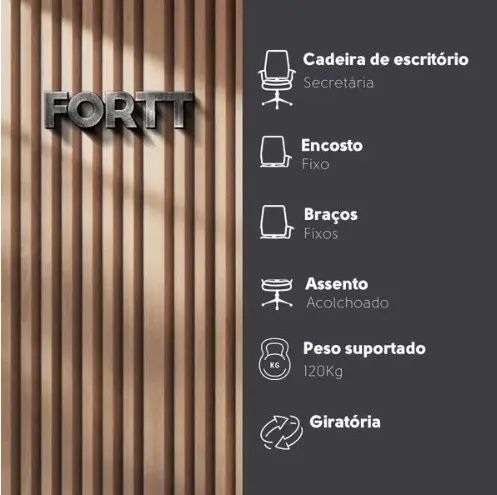 Cadeira de Escritório base Cromada - Foto 4