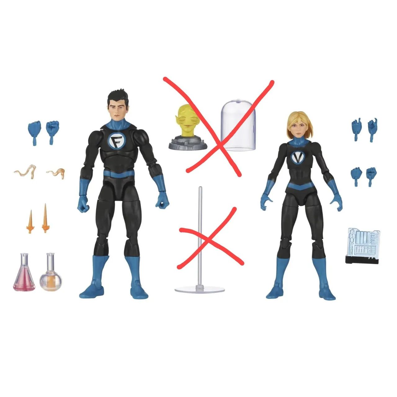 Marvel Legends Franklin & Valeria Richards 2-Pack Hasbro  - Foto 4