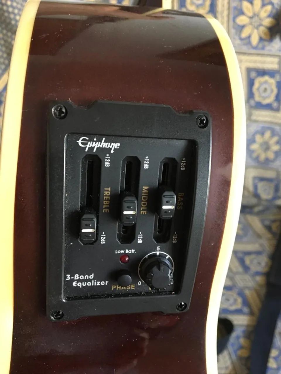 VIOLÃO ELÉTRICO EPIPHONE AÇO PR4-E  - Foto 4
