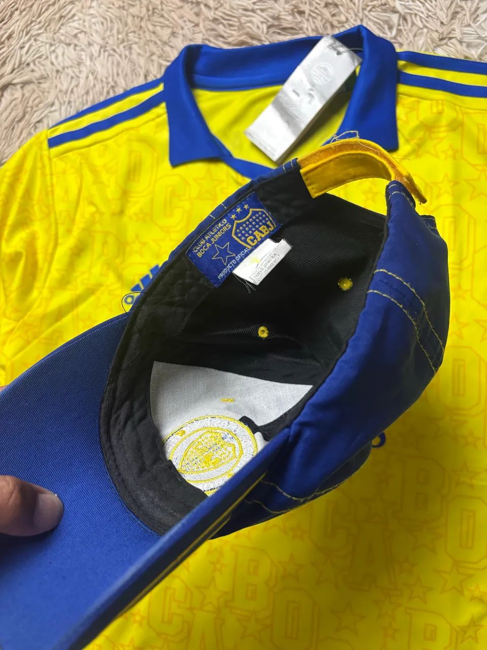 Camiseta e boné boca juniors  - Foto 2