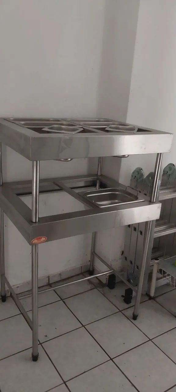 Vendo Balcão Buffet com 7 Cubas - Foto 4