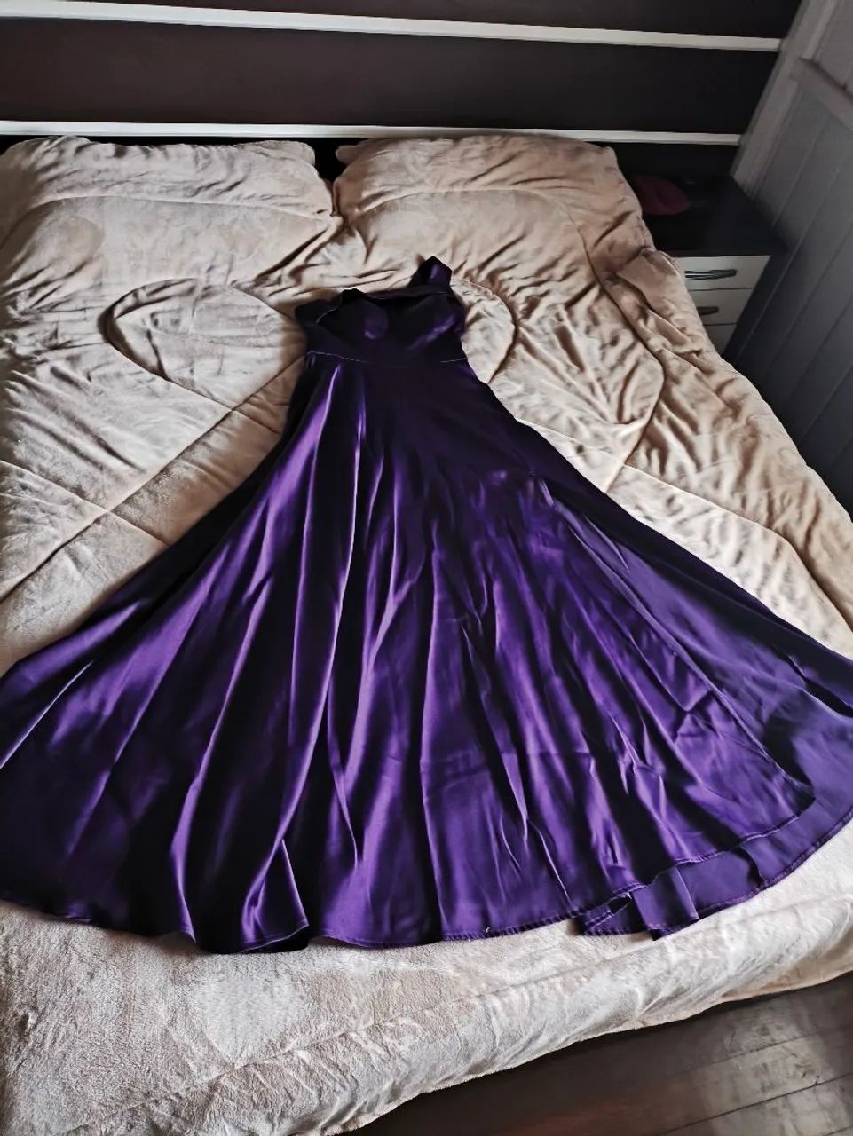 Vestido longo roxo PP - Foto 2