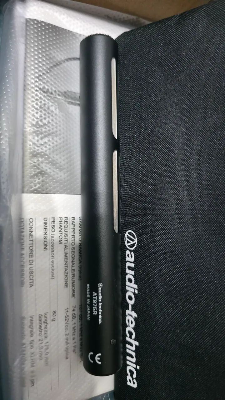 Microfone Audio Technica - AT875R - Top de Linha 