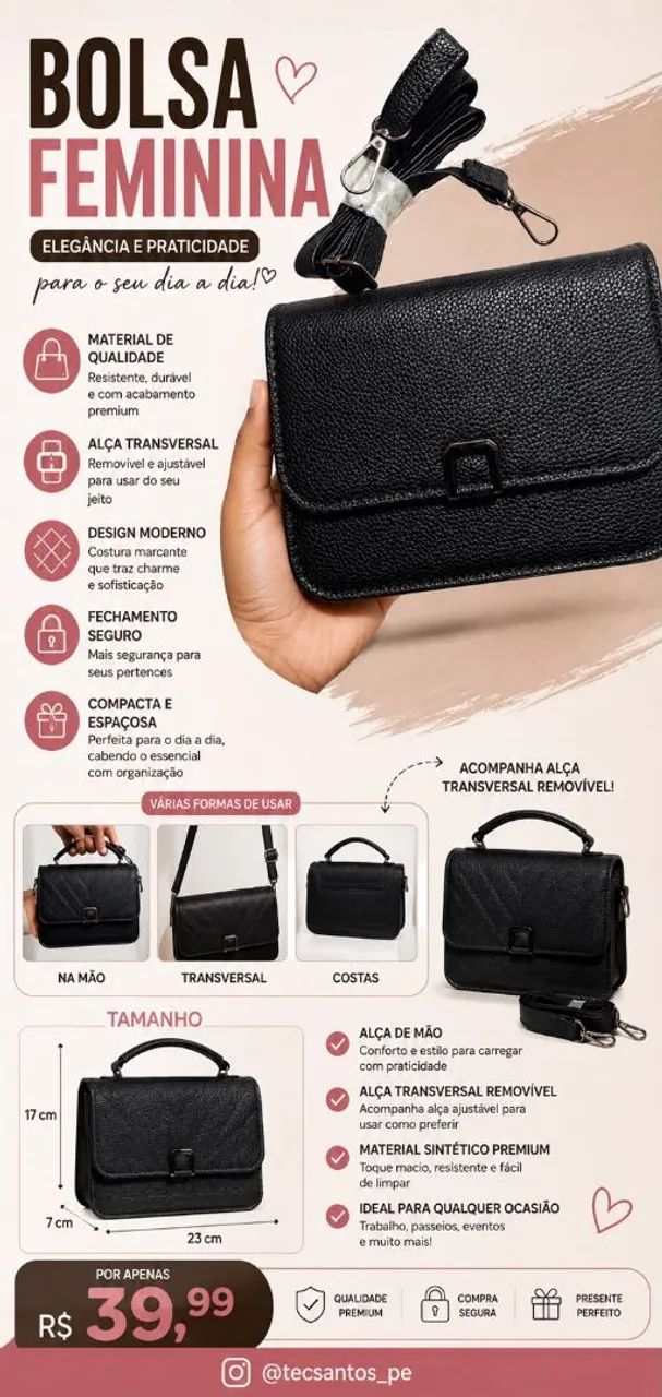 Bolsa feminina 
