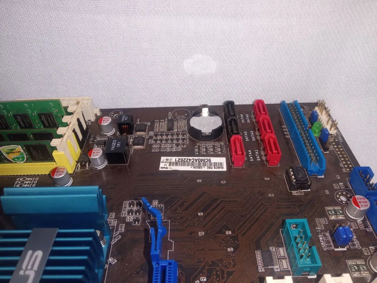 Placa mãe Asus AM2 MAN 78 PRO com HDMI e 8de Ram e  processador  - Foto 5