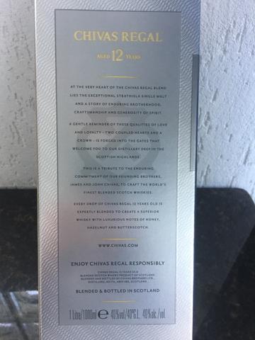 Wisk Chivas 12 anos original lacrado na embalagem garantia - Foto 3