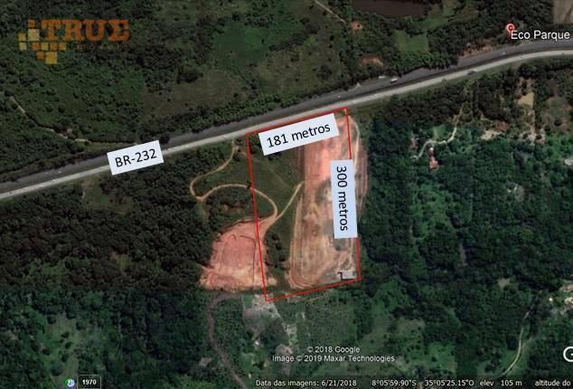 46.000 m² beira de pista da br 232 moreno. - Foto 3