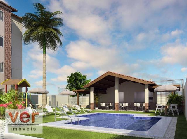 Apartamento com 2 dormitórios à venda, 48 m² por R$ 197.930 - Parangaba - Fortaleza/CE - Foto 2