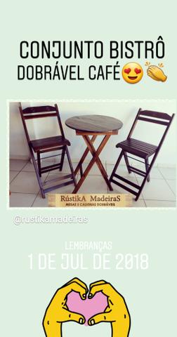 Conjunto Bistrô Dobrável