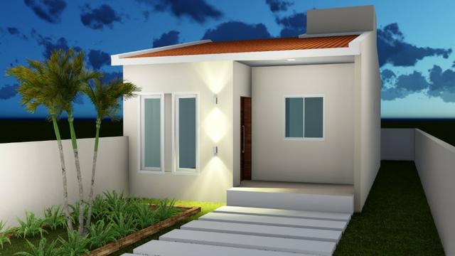 Vendo Casas 2 ou 3 quartos na cidade jardim - Financiamento Caixa - Entrada com FGTS - Foto 3