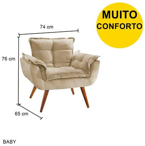 Poltrona Decorativa Kids Infantil Rosa Bebê Direto de Fabrica - Foto 3
