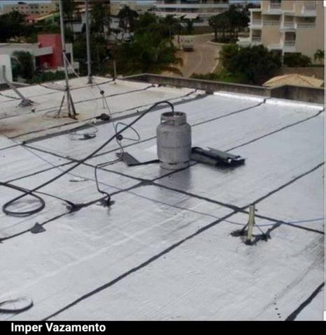 Aplicação e impermeabilização de manta estática