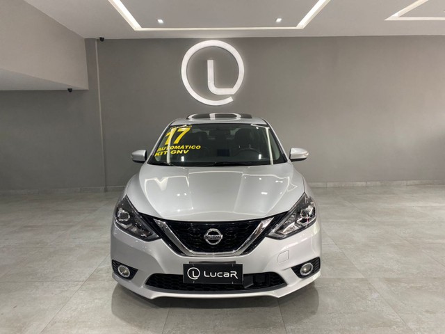 NISSAN SENTRA SL 2.0 2017 FLEXSTART + GNV + BANCOS DE COURO + TETO SOLAR