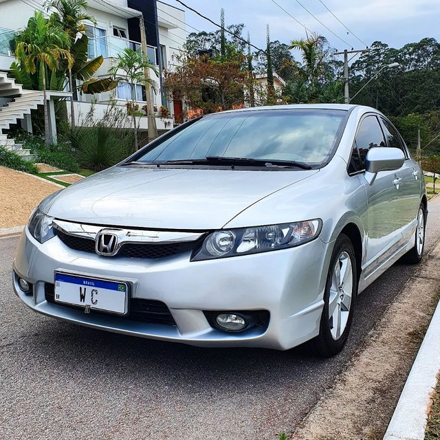 HONDA NEW CIVIC LXS 1.8 16V 2010 COURO, AUTOMÁTICO, ZERADO!